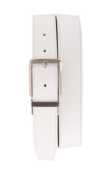 Men's Nike 'core' Reversible Leather Belt - White/ Black