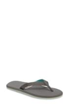 Women's Hari Mari Dunes Flip Flop M - Grey