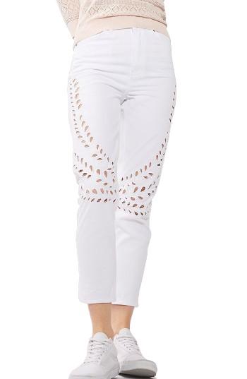 Women's Topshop Cutwork Mom Jeans