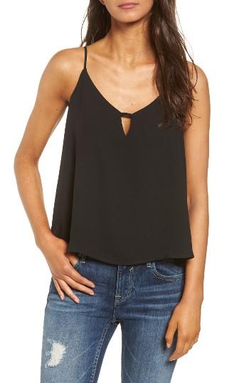 Women's Lush Keyhole Tank - Black