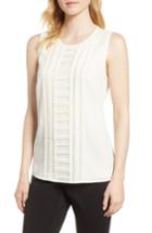 Women's Vince Camuto Pintuck Detail Top, Size - White