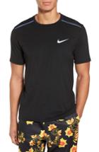 Men's Nike Dry Tailwind Short Sleeve Running T-shirt - Black