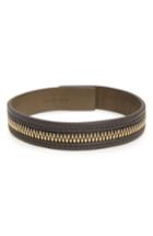 Men's Want Les Essentiels 'tambo' Zip Leather Bracelet