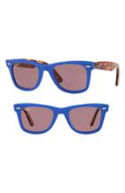 Women's Ray-ban Standard Classic Wayfarer 50mm Polarized Sunglasses - Blue