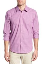 Men's Jeremy Argyle Slim Fit Gingham Sport Shirt - Red