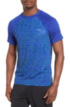 Men's Lacoste Sport Performance Print Jersey T-shirt (l) - Blue