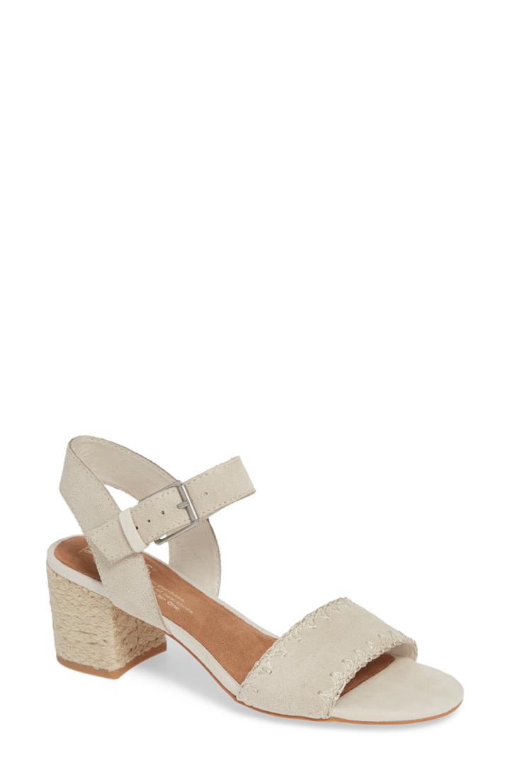 Women's Toms Rosa Sandal .5 M - Beige