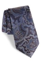Men's Calibrate Ellerson Paisley Silk Tie, Size - Brown