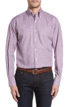 Men's Peter Millar Adams Check Sport Shirt - Red