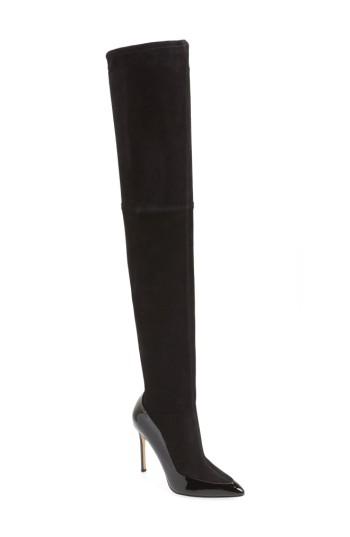 Women's Pour La Victoire Cassie Thigh High Boot .5 M - Black