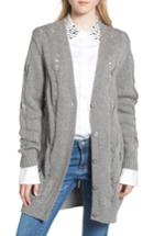 Women's Ag Sandrine Longline Cardigan Sweater - Grey