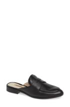 Women's Louise Et Cie Dugan Flat Loafer Mule .5 M - Black