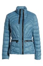 Women's Bernardo Sporty Water-resistant Quilted Jacket - Blue