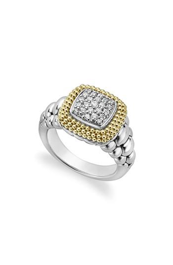 Women's Lagos Diamond Lux Square Ring