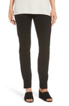 Women's Eileen Fisher Slim Knit Pants - Black