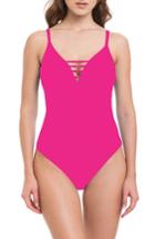 Women's Profile By Gottex Quartzite One-piece Swimsuit - Pink
