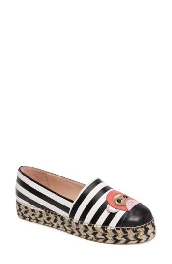 Women's Kate Spade New York Lincoln Platform Espadrille M - Black