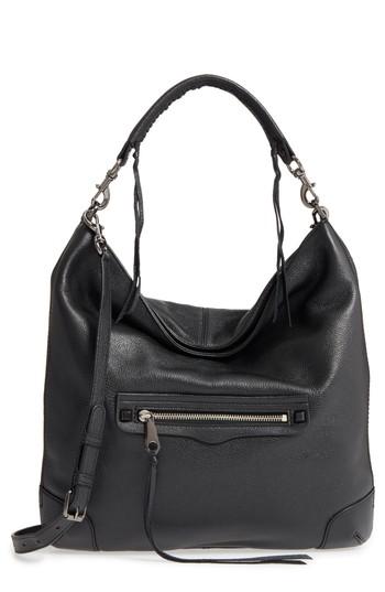 Rebecca Minkoff Slim Regan Hobo Bag - Black