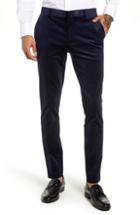 Men's Topman Club Corduroy Suit Pants X 32 - Blue