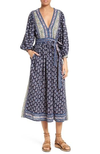 Women's La Vie Rebecca Taylor Indienne Cotton Midi Dress