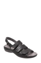 Women's Trotters Kendra Strappy Slingback Sandal .5 M - Black