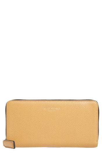 Women's Kurt Geiger London Zip Around Leather Wallet - Brown