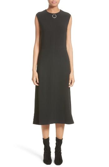 Women's Stella Mccartney Ring Detail Cady Dress Us / 36 It - Black