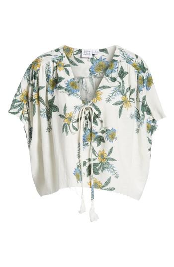 Women's Somedays Lovin Luscious Lands Lace-up Crop Top - White