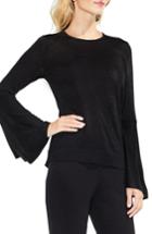 Petite Women's Vince Camuto Bell Sleeve Sweater, Size P - Black