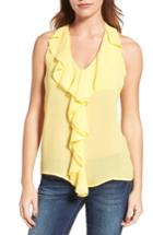 Women's Kut From The Kloth Ruffle Front Top