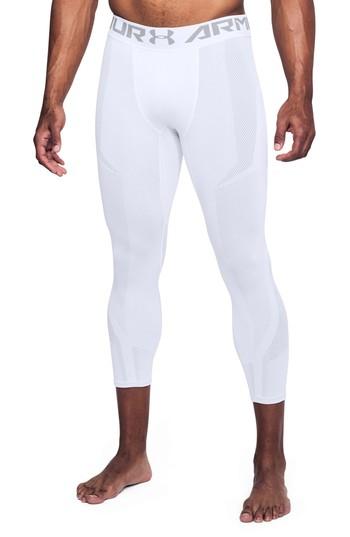 Men's Under Armour Threadborne Seamless Pants - White