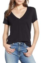 Women's Amour Vert Joline V-neck Tee - Black