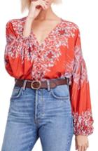 Women's Free People Birds Of A Feather Top - Red