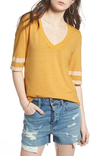 Women's Treasure & Bond Sporty Tee - Yellow