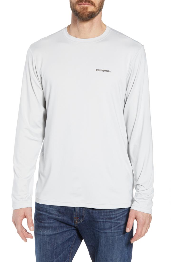 Men's Patagonia Tech Fish Graphic Long Sleeve T-shirt