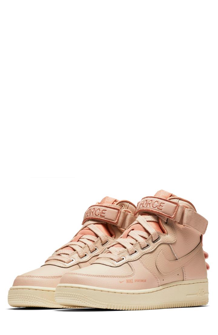 Women's Nike Air Force 1 High Utility Sneaker .5 M - Brown