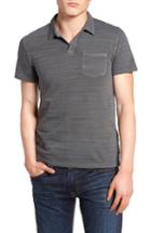 Men's Lucky Brand Johnny Collar Polo - Black