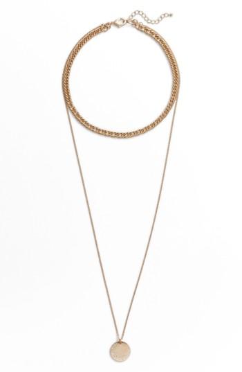 Women's Treasure & Bond X Something Navy Multistrand Necklace
