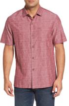 Men's Tommy Bahama Oceanside Woven Shirt - Red