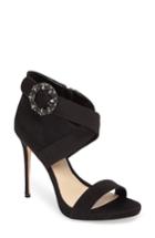 Women's Vince Camuto Dashal Crystal Buckle Sandal M - Black
