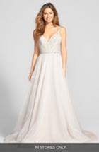 Women's Hayley Paige Roxanne Beaded Bodice Gown