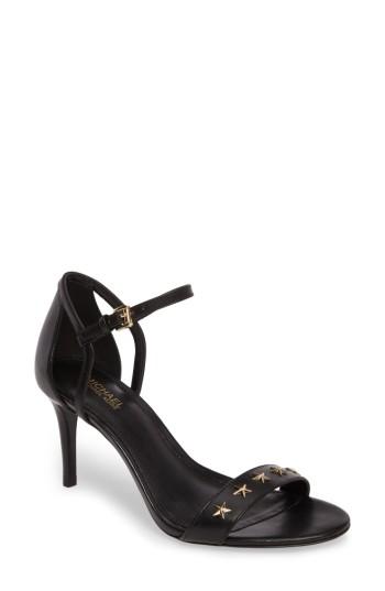 Women's Michael Michael Kors 'simone' Sandal .5 M - Black