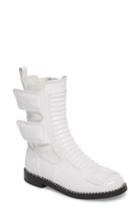 Women's Jeffrey Campbell Police Boot M - White