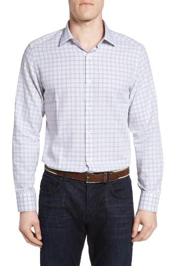 Men's Robert Barakett Iverson Fit Check Sport Shirt