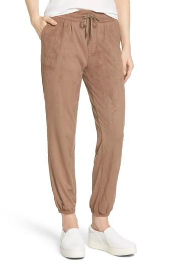 Women's Lysse Faux Suede Jogger Pants