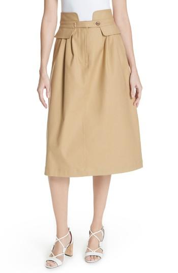 Women's Sea Kamille Peplum Waist Skirt - Beige