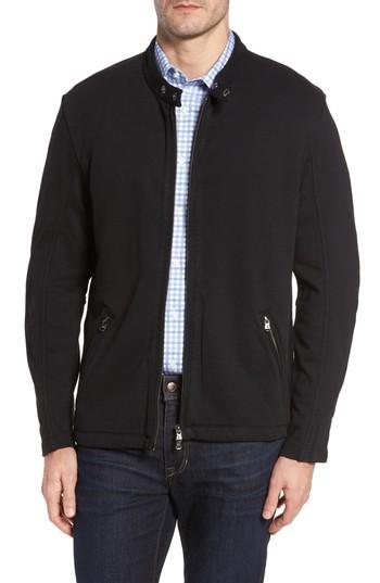 Men's Thaddeus Rhodes Motorcross Knit Jacket, Size - Black