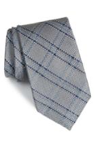 Men's Nordstrom Men's Shop Tasker Silk Tie, Size X-long - Metallic