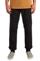 Men's Volcom Gritter Modern Fit Straight Leg Chino Pants - Black