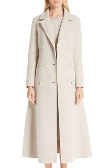 Women's Mansur Gavriel Boiled Wool Blend Coat Us / 36 It - Beige